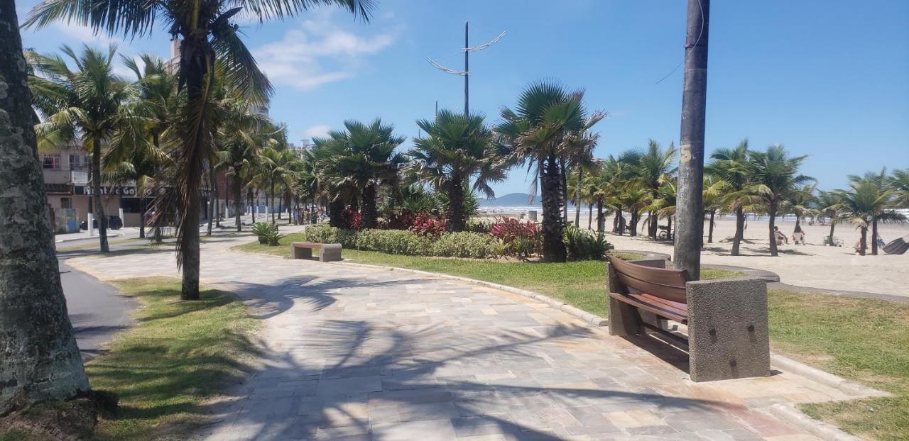 Apartamento Para Relaxar De Frente A Praia Praia Grande  Exteriér fotografie